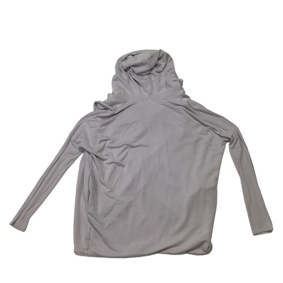 Athleta Oversized Hoodie Sz Small Gray Lavender - Picture 6 of 10